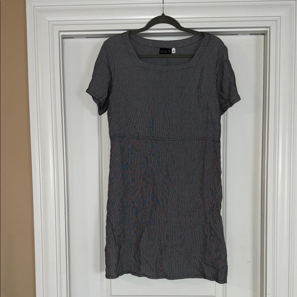 Elegant Charcoal Mini Dress